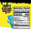 SOUR PATCH KIDS Blue Raspberry Soft & Chewy Candy, Just Blue (2 LB Party Size Bag) Image 4