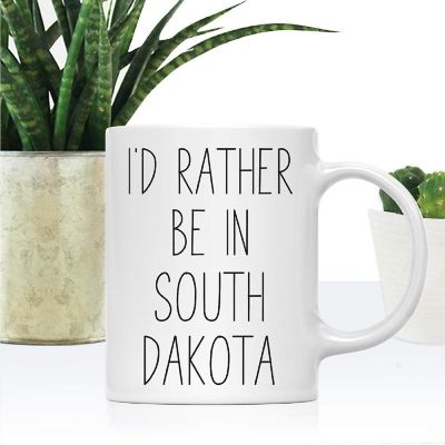South Dakota Ceramic Travel Coffee Mug Image 1