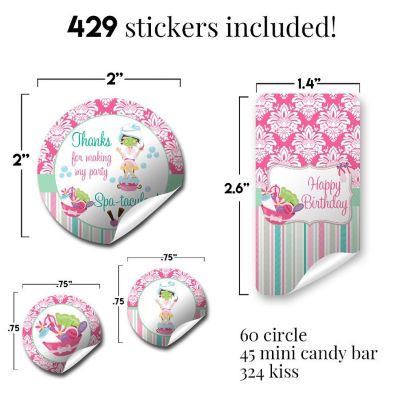 Spa and Pampering Sticker Bundle 429pc. by AmandaCreation Image 1
