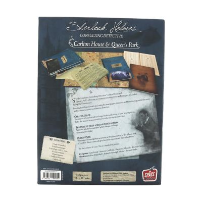 Space Cowboys Sherlock Holmes Consulting Detective - Carlton House & Queen's Park Image 1