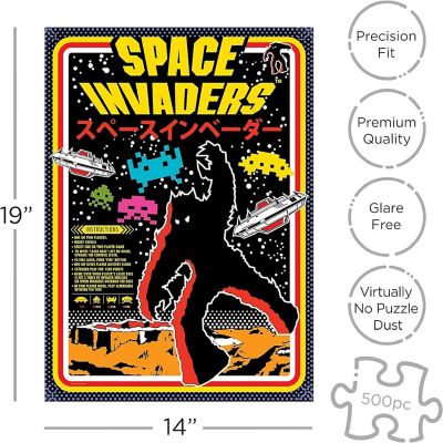 Space Invaders 500 Piece Jigsaw Puzzle Image 2