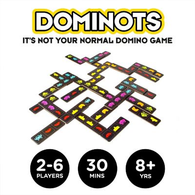 Space Invaders Glow in the Dark Dominots Tile Game Image 1