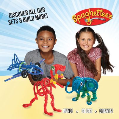 Spaghetteez Ele-Flex - Creative and Connectable Elephant Toy for Children - Flexible, Bendable Construction Set Image 1