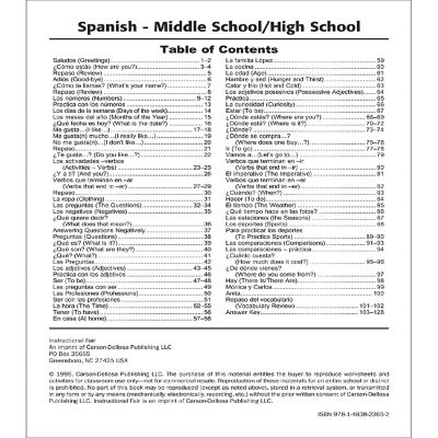 Spanish, Grades 6 - 12 Image 1