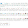 Spanish Sight Word Card Sets on a Ring - 6 Pc. Image 1