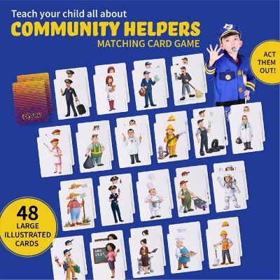 Spark Community Helper Matching Game, Memory Cards Image 1