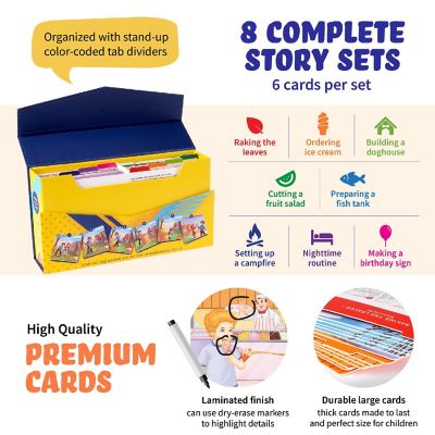 Spark Jr Basic Sequence Cards for Storytelling and Picture Cards Image 1