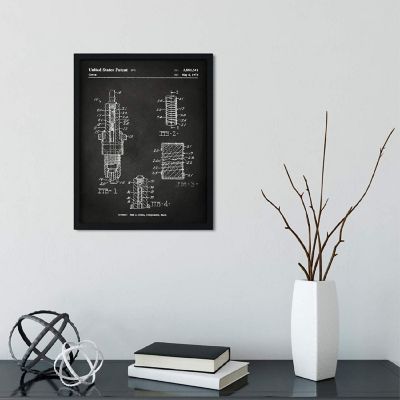 Spark Plug Patent Wall Art 8.5x11in Image 2