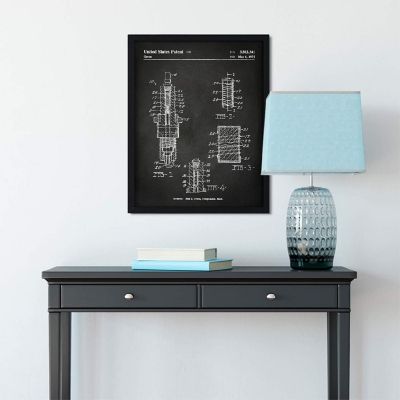 Spark Plug Patent Wall Art 8.5x11in Image 3