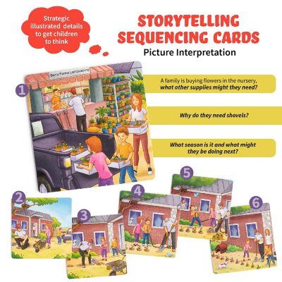 Spark Sequencing Cards For Storytelling and Speech Therapy Game Special Education Image 1