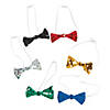 Sparkling Sequin Bow Ties- 12 Pc. Image 1