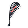 Special Checkered Swoop Car Flag - 2 Pc. Image 1