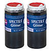 Spectra Glitter, Black, 1 lb. Per Jar, 2 Jars Image 1