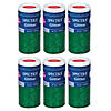 Spectra Glitter, Green, 4 oz. Per Jar, 6 Jars Image 1