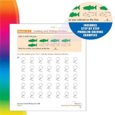 Spectrum Critical Thinking for Math, Grade 1 Image 3