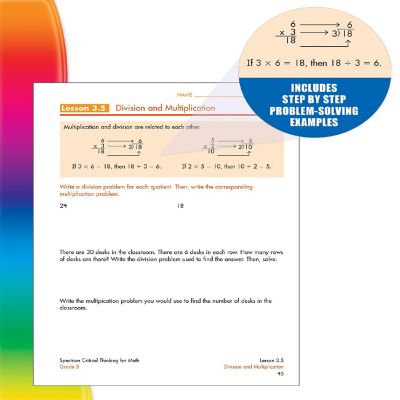 Spectrum Critical Thinking for Math, Grade 3 Image 3