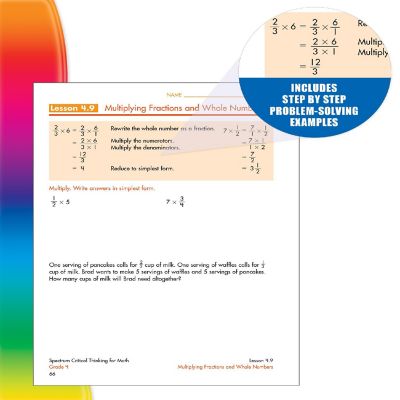 Spectrum Critical Thinking for Math, Grade 4 Image 3