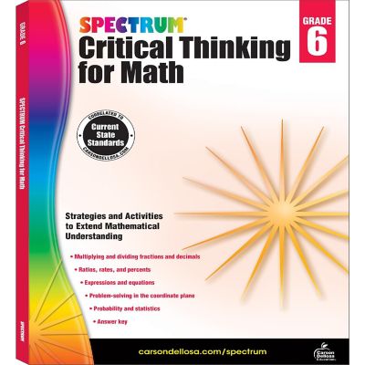 Spectrum Critical Thinking for Math, Grade 6 Image 1