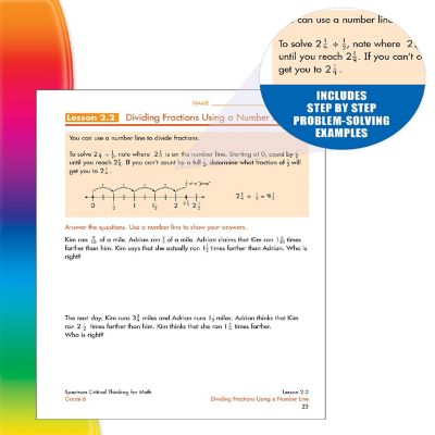 Spectrum Critical Thinking for Math, Grade 6 Image 3