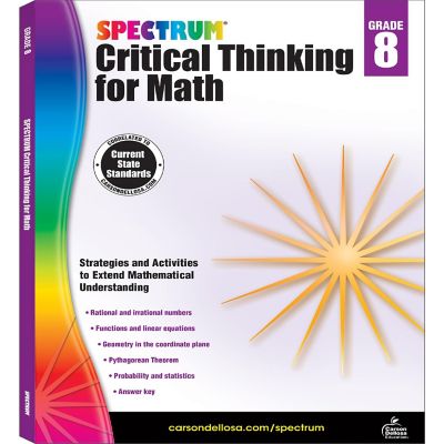 Spectrum Critical Thinking for Math, Grade 8 Image 1