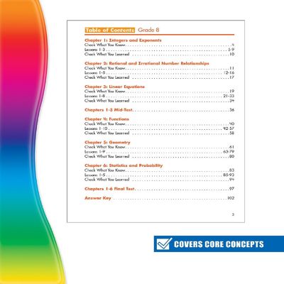 Spectrum Critical Thinking for Math, Grade 8 Image 2