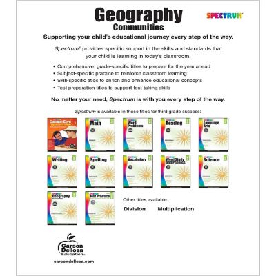 Spectrum Geography, Grade 3 Image 1
