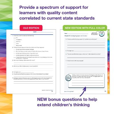 Spectrum Grade 5 Reading Workbook, Reading Comprehension, 5th Grade Reading Books With Nonfiction and Fiction Passages &amp; More Image 2