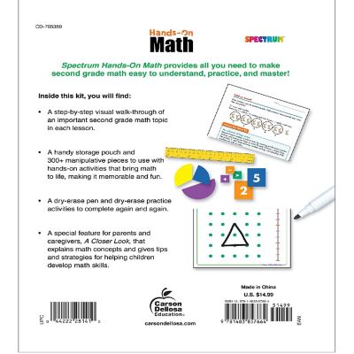 Spectrum Hands-On Math , Grade 2 Image 1