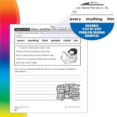 Spectrum Sight Words, Grade 1 Image 3