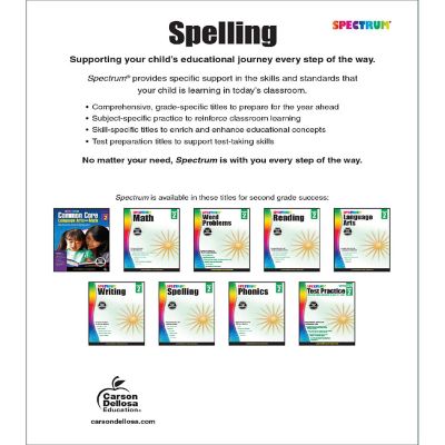 Spectrum Spelling, Grade 2 Image 1