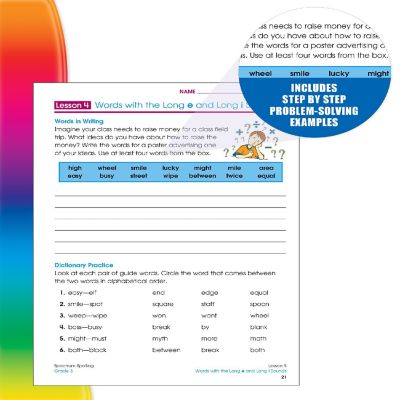 Spectrum Spelling, Grade 3 Image 3