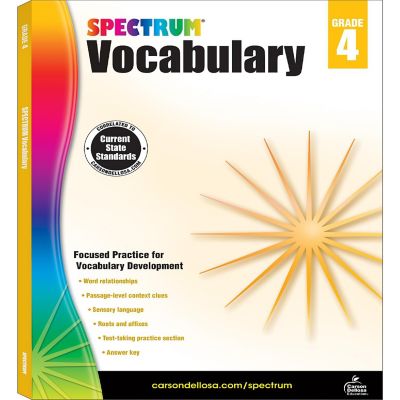 Spectrum Vocabulary, Grade 4 Image 1