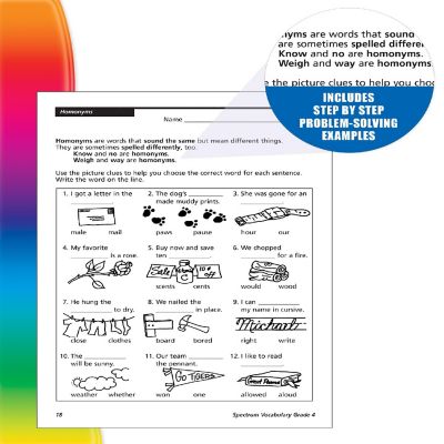 Spectrum Vocabulary, Grade 4 Image 3