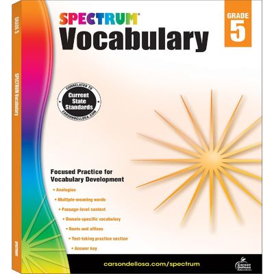 Spectrum Vocabulary, Grade 5 Image 1