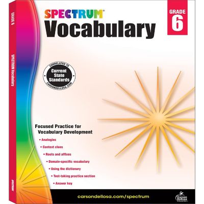 Spectrum Vocabulary, Grade 6 Image 1