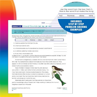Spectrum Word Study and Phonics, Grade 5 Image 3