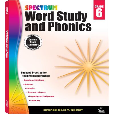 Spectrum Word Study and Phonics, Grade 6 Image 1