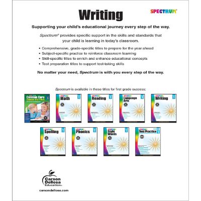 Spectrum Writing, Grade 1 Image 1