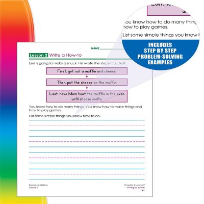 Spectrum Writing, Grade 1 Image 3