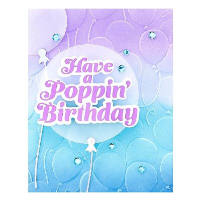 Spellbinders 3d Embossing Folder 5.5"X8.5"-Floating Balloons Image 2