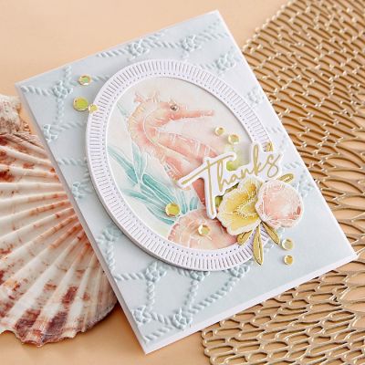 Spellbinders 3D Embossing Folder by Dawn Woleslagle-Cast Away Image 3
