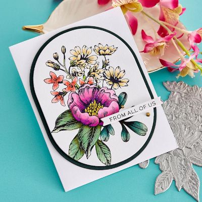 Spellbinders BetterPress Letterpress System Press Plates-Pressed Bouquet 1/Pkg Image 3
