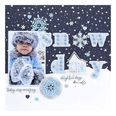 Spellbinders BetterPress Press Plate &amp; Die Set-Happiness Sentiments Image 2