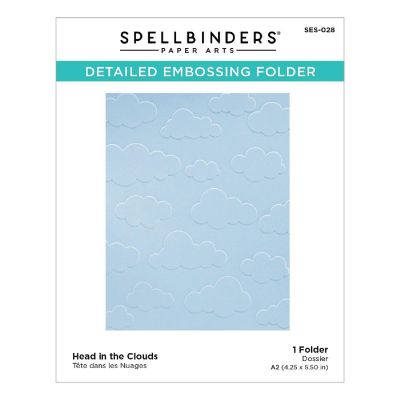 Spellbinders Embossing Folder-Open Road Head In The Clouds Image 1