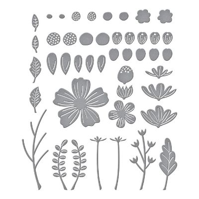 Spellbinders Etched Dies-Be Bold Blooms Image 1