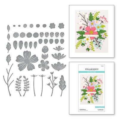 Spellbinders Etched Dies-Be Bold Blooms Image 3