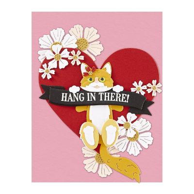 Spellbinders Etched Dies By Bibi Cameron-Cheerful Kittens Image 2