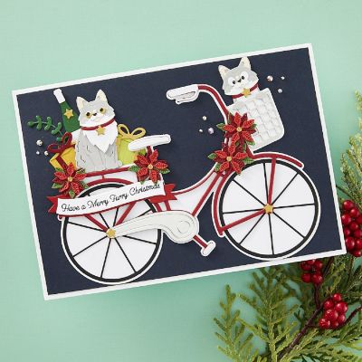 Spellbinders Etched Dies By Bibi Cameron-Cheerful Kittens Image 3