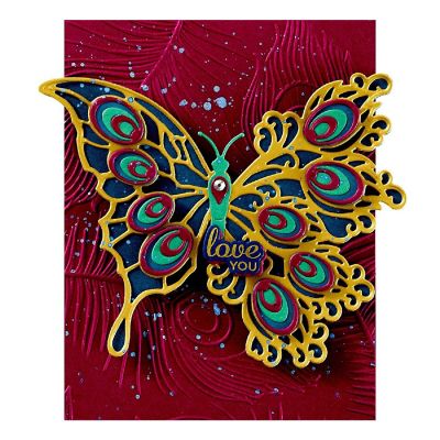 Spellbinders Etched Dies By Dawn Bibby-Peacock Butterfly Image 2