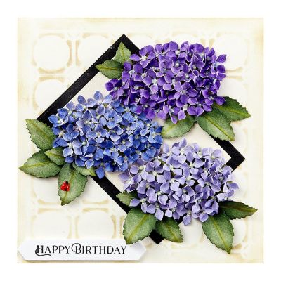 Spellbinders Etched Dies By Susan Tierney-Cockburn-Hydrangea Image 2